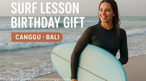 Surf Lesson Birthday Gift Canggu Bali