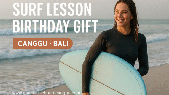 Surf Lesson Birthday Gift Canggu Bali