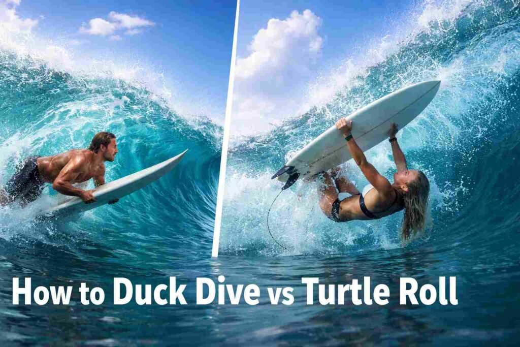 How to Duck Dive vs Turtle Roll