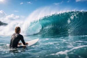 The Psychology of Learning to Surf