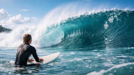 The Psychology of Learning to Surf
