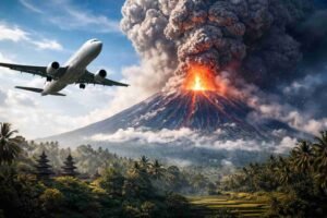 Are flights cancelled as massive volcano erupts in Bali