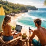 Digital Nomad Surf Lifestyle in Bali