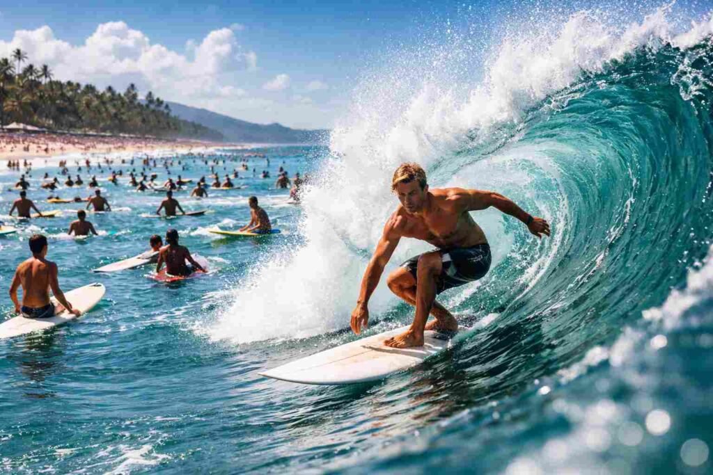 How to Stay Safe Surfing With Crowds