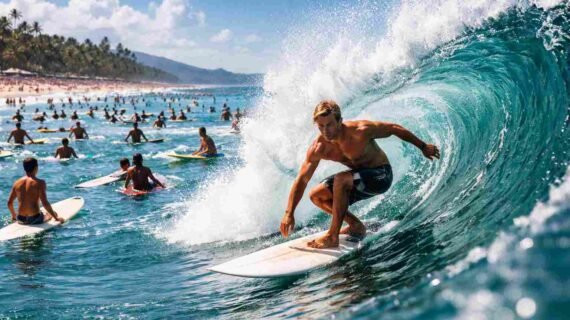 How to Stay Safe Surfing With Crowds