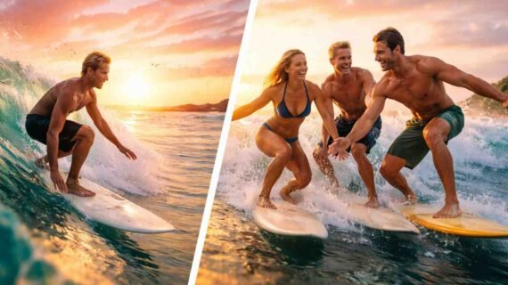 Surfing Solo vs With Friends