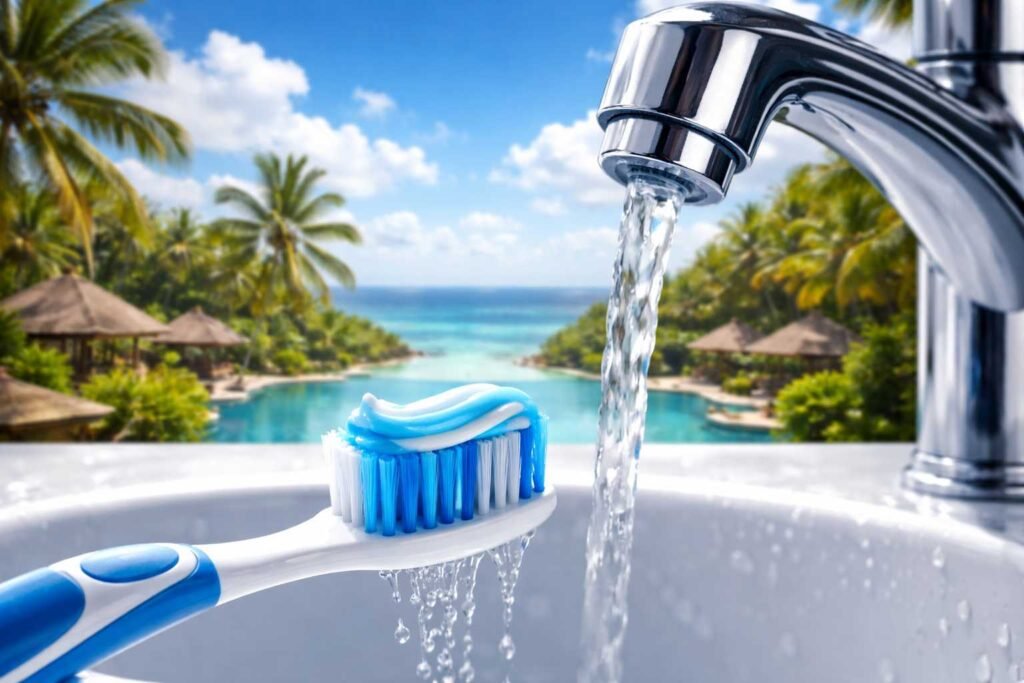 Can you brush your teeth with tap water in Bali