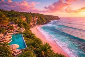 What does pink zone mean in Bali