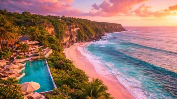 What does pink zone mean in Bali?