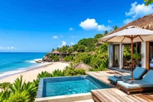 Where can I book affordable beach resort stays in Bali